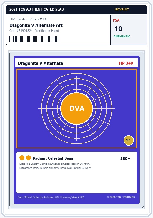 Dragonite V Alternate Art